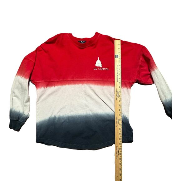 Spirit Jersey US‎ Capitol Washington DC Red White Blue Long Sleeve Shirt Size S - Picture 11 of 14